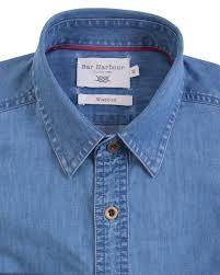 MENS DENIM SHIRT LONG SLEEVE