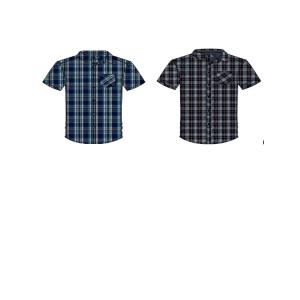 MENS CASUAL SHIRT SHORT SLEEVE SEERSUCKEER
