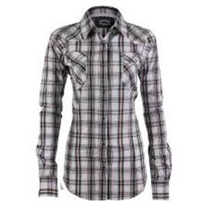 WOVEN LADIES SHIRT LONG SLEEVE