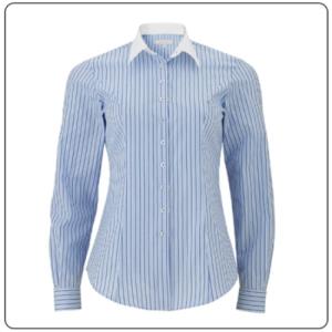 WOVEN LADIES SHIRT LONG SLEEVE