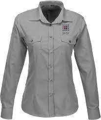 WOVEN LADIES SHIRT LONG SLEEVE